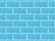 Cyan  Brick Vinyl Wrap Pattern~Rwraps Series 914 Digitally Printed Vinyl Wrap~0