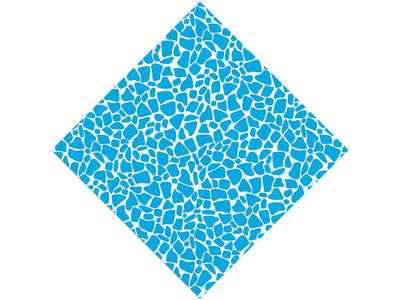 Cyan  Cobblestone Vinyl Wrap Pattern