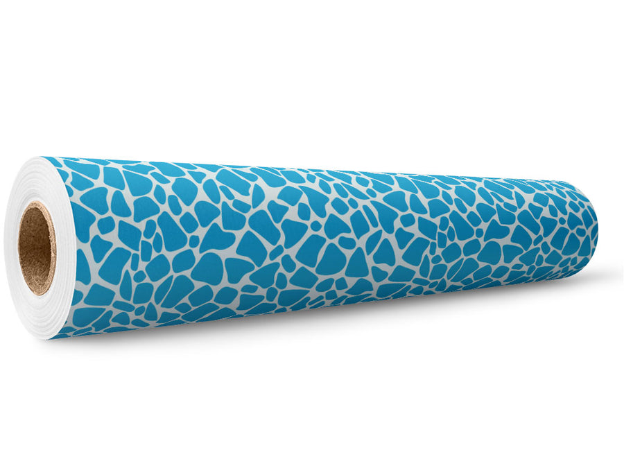 Cyan  Cobblestone Wrap Film Wholesale Roll~Rwraps Series 914 Digitally Printed Vinyl Roll~5