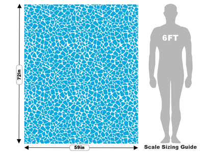 Cyan  Cobblestone Vehicle Wrap Scale~Rwraps Series 914 Cyan  Cobblestone Measurements~2