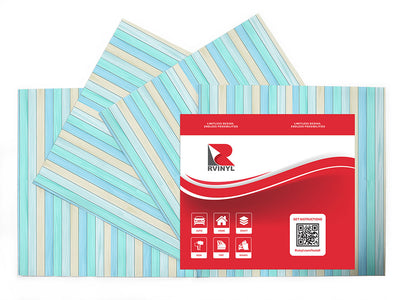 cyan gradient  Craft Vinyl Sheet Pack