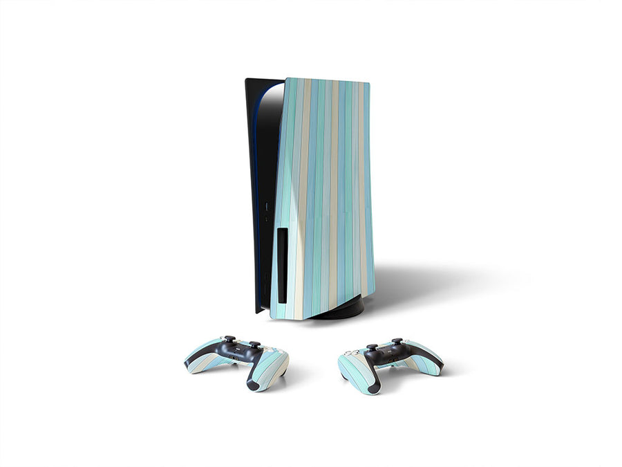 cyan gradient  Sony PS5 DIY Skin