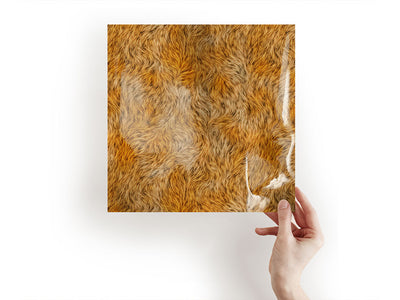 cyber africanlion animal print Craft Sheets
