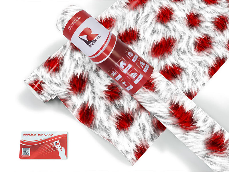 cyber blood yeti animal print Craft Vinyl Roll