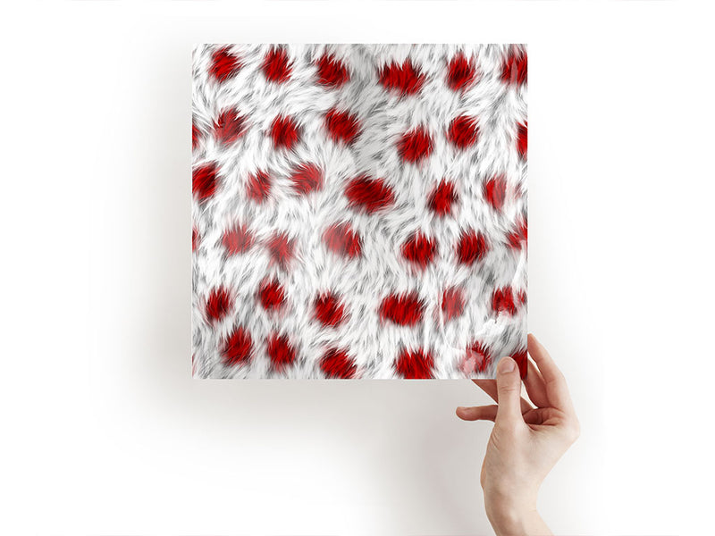 cyber blood yeti animal print Craft Sheets