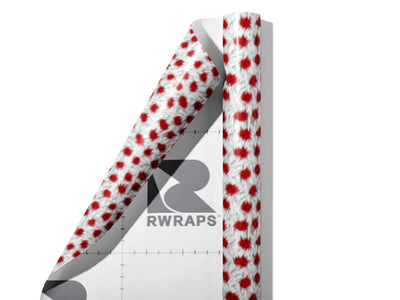 Cyber Blood Yeti Wrap Film Sheets~Rwraps Series 914 Cyber Blood Yeti Scrolled Sheet~5