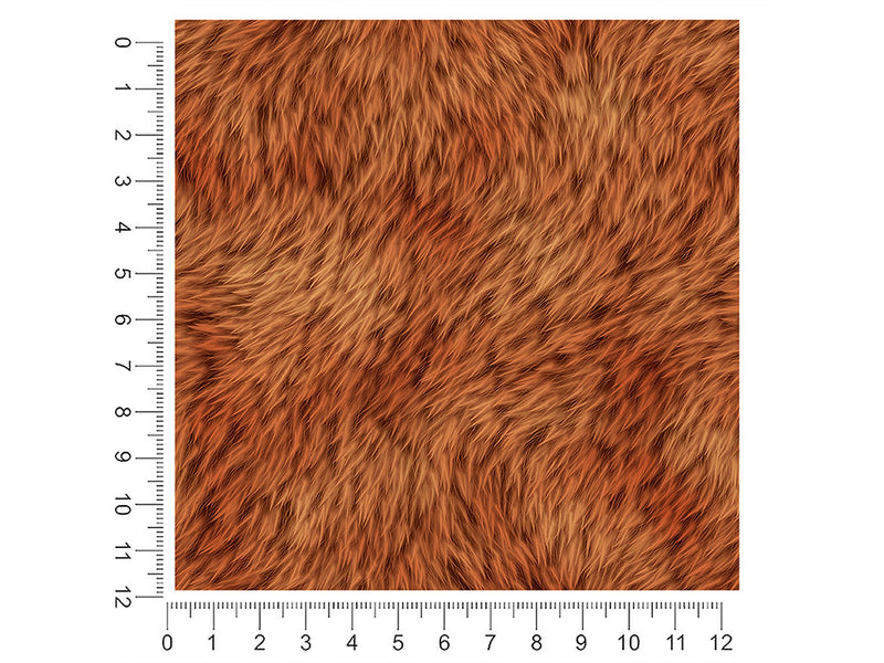 cyber brown bear animal print 1ft x 1ft Craft Sheets