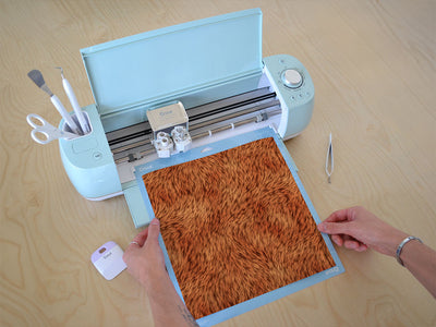 cyber brown bear animal print Cricut Compatible Vinyl