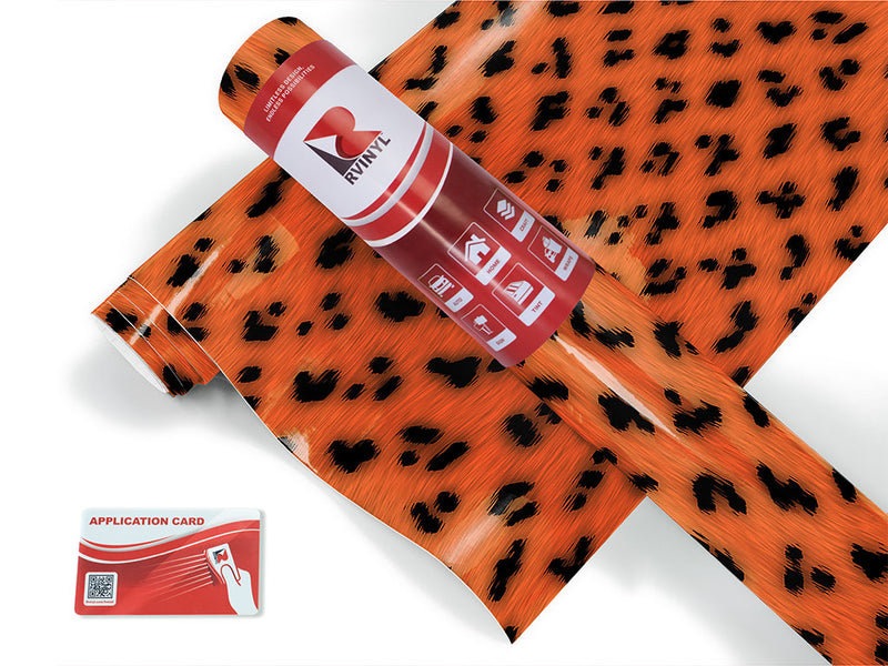 cyber cheetah animal print Craft Vinyl Roll