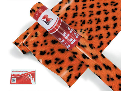 cyber cheetah animal print Craft Vinyl Roll
