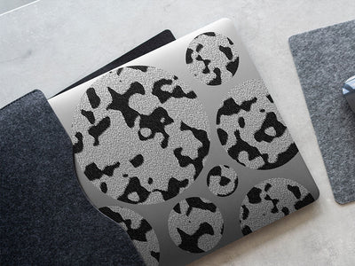 cyber cowhide cow animal print DIY Laptop Stickers