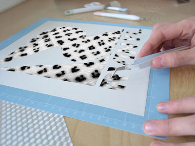 cyber dalmation animal print Easy Weed Craft Vinyl