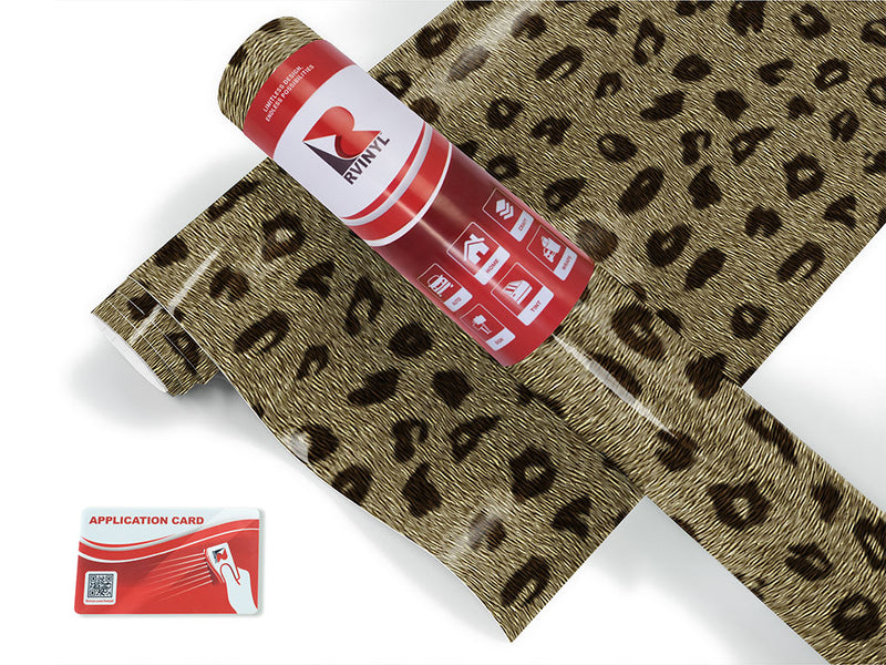cyber dark cheetah animal print Craft Vinyl Roll