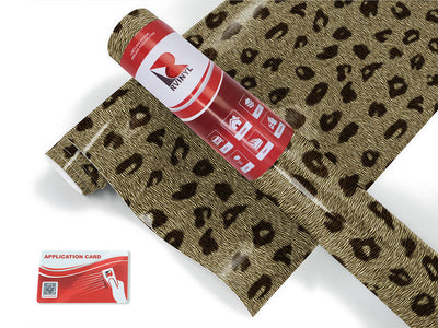 cyber dark cheetah animal print Craft Vinyl Roll