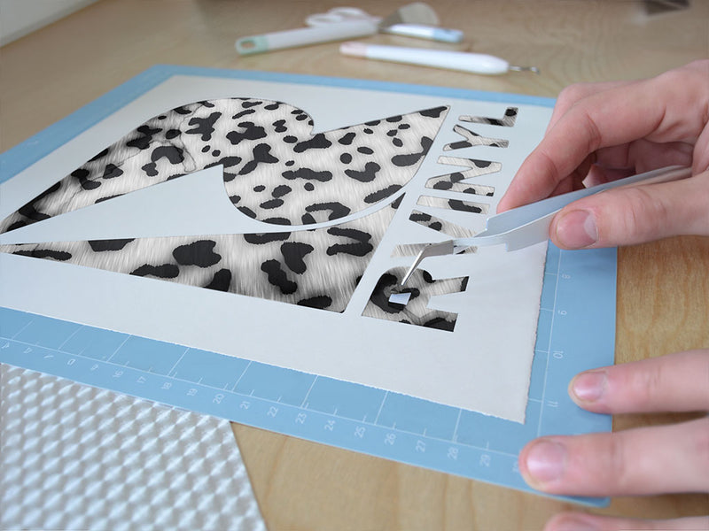 cyber darkdalmation animal print Easy Weed Craft Vinyl