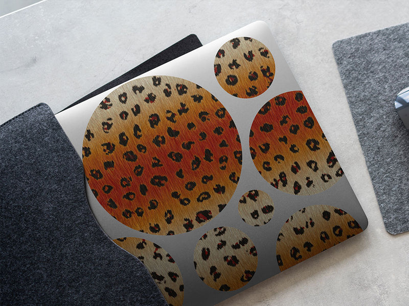 cyber deafleopard animal print DIY Laptop Stickers