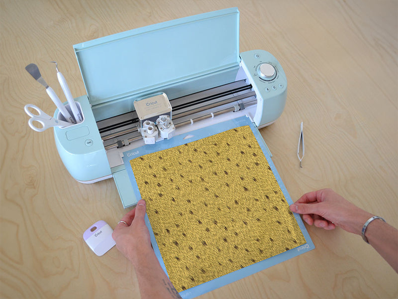 cyber dwarf cheetah animal print Cricut Compatible Vinyl