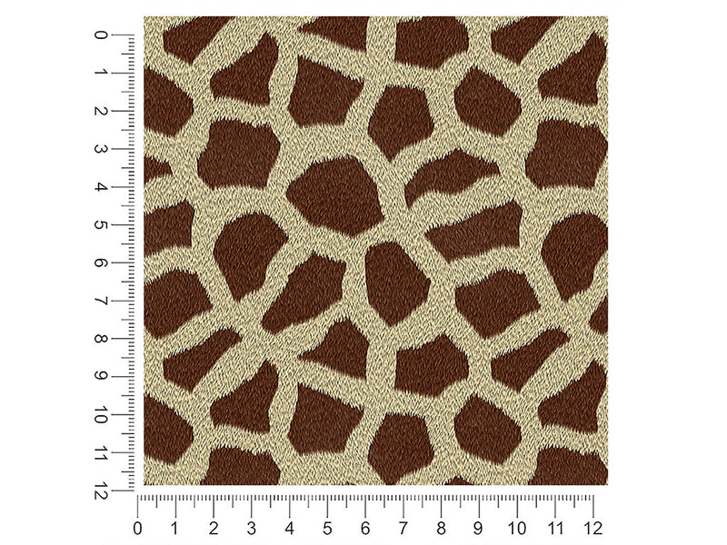 cyber giraffe animal print 1ft x 1ft Craft Sheets