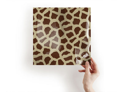 cyber giraffe animal print Craft Sheets