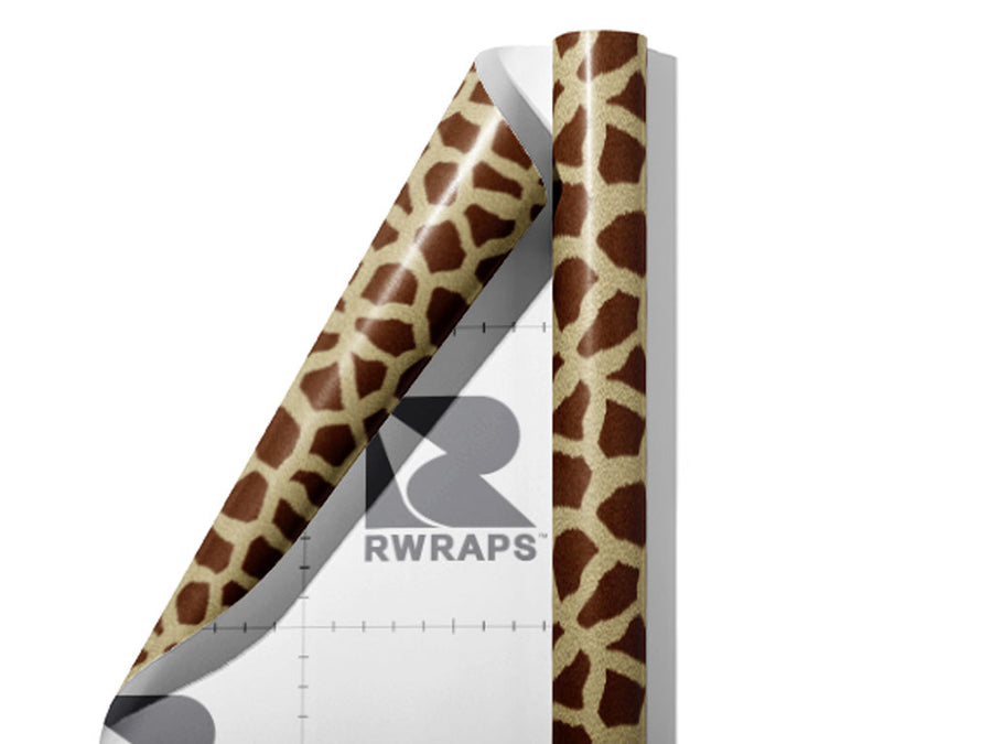 Cyber Giraffe Wrap Film Sheets~Rwraps Series 914 Cyber Giraffe Scrolled Sheet~5