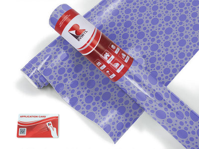 cyber grape polka dot Craft Vinyl Roll