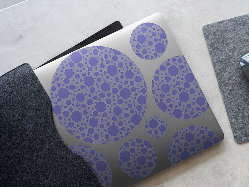 cyber grape polka dot DIY Laptop Stickers