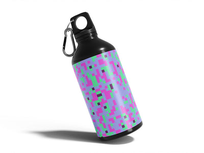 cyber grapes pixel Water Bottle DIY Stickers