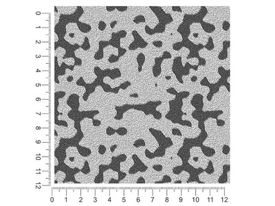 cyber gray cowhide cow animal print 1ft x 1ft Craft Sheets
