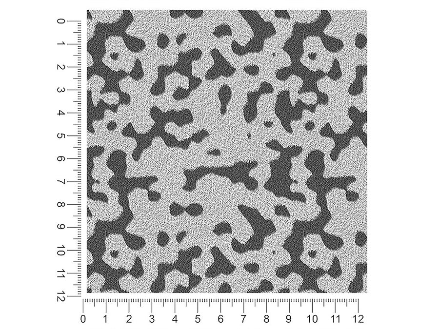 cyber gray cowhide cow animal print 1ft x 1ft Craft Sheets