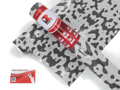 cyber gray cowhide cow animal print Craft Vinyl Roll