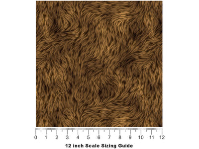 Cyber Grizzly Bear Vinyl Film Pattern Size 12 inch Scale~Rwraps Cyber Grizzly Bear Sizing Chart~3
