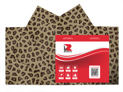 cyber manyaraleopard animal print Craft Vinyl Sheet Pack
