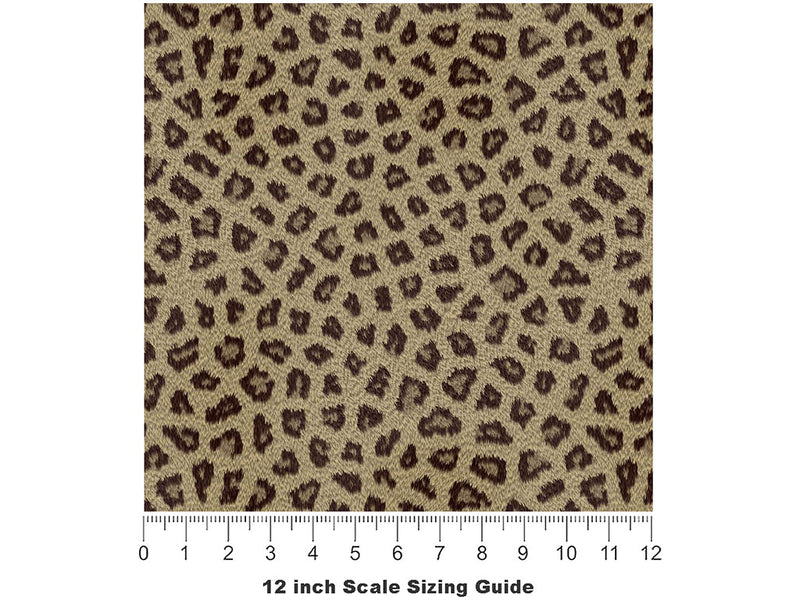 Cyber Manyara Leopard Vinyl Film Pattern Size 12 inch Scale~Rwraps Cyber Manyara Leopard Sizing Chart~3