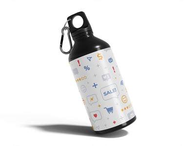 Water Bottle DIY Stickers