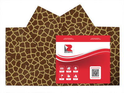 cyber ngorongorogiraffe animal print Craft Vinyl Sheet Pack
