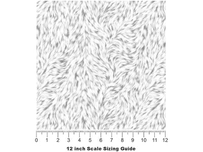 Cyber Polar Bear Vinyl Film Pattern Size 12 inch Scale~Rwraps Cyber Polar Bear Sizing Chart~3