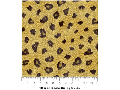 Cyber Savanna Leopard Vinyl Film Pattern Size 12 inch Scale~Rwraps Cyber Savanna Leopard Sizing Chart~3