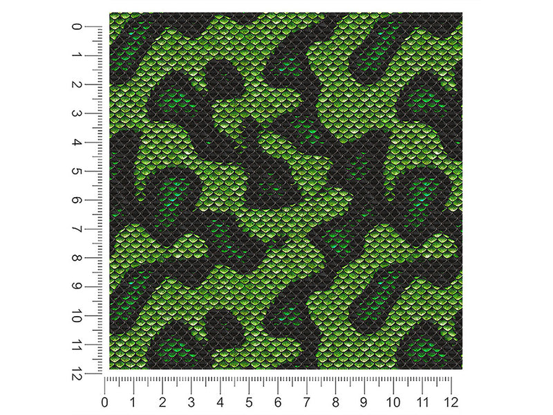 cyber serpentsnake animal print 1ft x 1ft Craft Sheets