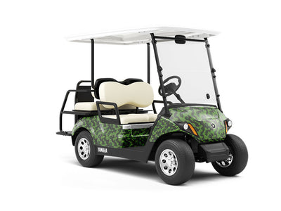 Cyber Serpent Snake Wrapped Golf Cart