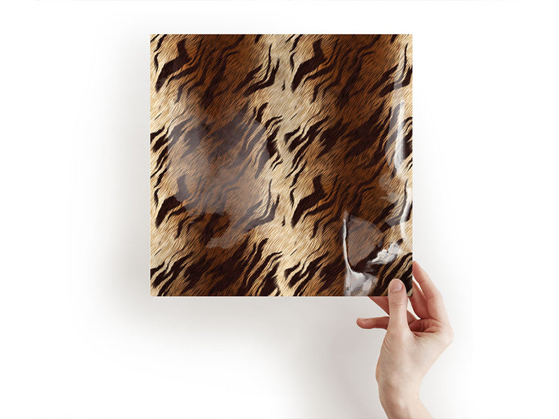 cyber tiger animal print Craft Sheets