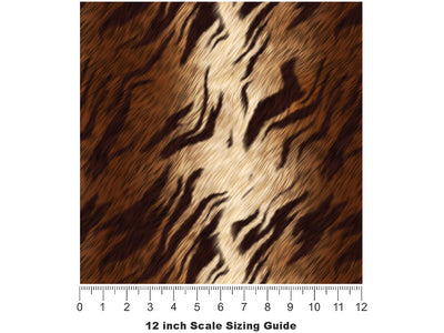 Cyber Tiger Vinyl Film Pattern Size 12 inch Scale~Rwraps Cyber Tiger Sizing Chart~3