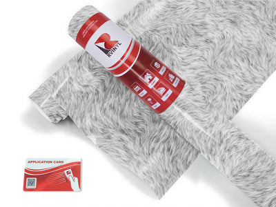 cyber whitelion animal print Craft Vinyl Roll