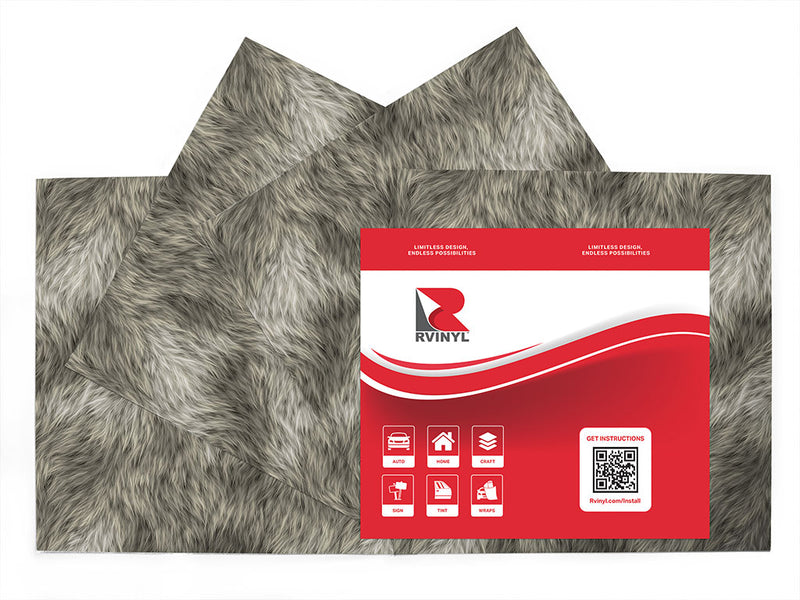 cyber wolf animal print Craft Vinyl Sheet Pack