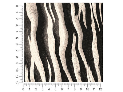 cyber zebra animal print 1ft x 1ft Craft Sheets