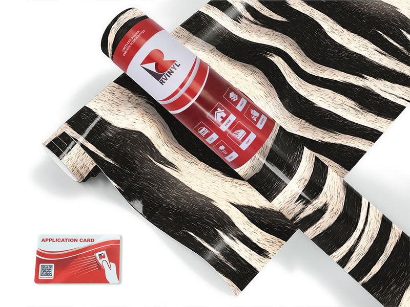 cyber zebra animal print Craft Vinyl Roll