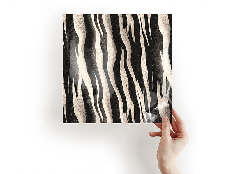cyber zebra animal print Craft Sheets