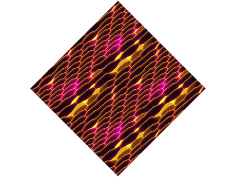 Cyberpunk Honeycomb Science Fiction Vinyl Wrap Pattern