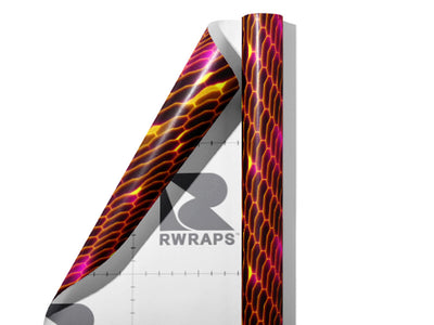 Cyberpunk Honeycomb Science Fiction Wrap Film Sheets~Rwraps Series 914 Cyberpunk Honeycomb Science Fiction Scrolled Sheet~3