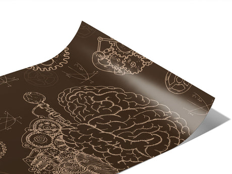 Cyborg Mindset Steampunk Vinyl Wraps~Rwraps Series 914 Digitally Printed Vinyl Wrap~0