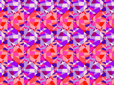 Cyclamen Sensation Mosaic Vinyl Wrap Pattern~Rwraps Series 914 Digitally Printed Vinyl Wrap~0